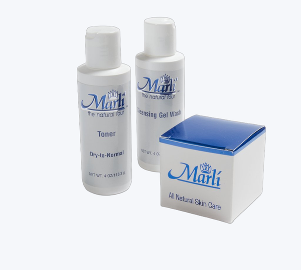 Marli’s 3-Step Daily Skincare Kit (Cleanse • Balance • Moisturize)